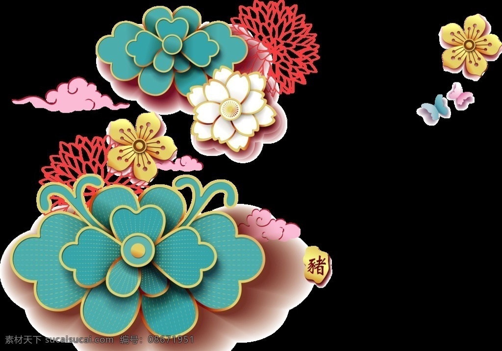 中式 花 3d 古代 中式纹理 底纹 中式元素 花纹 中式图案 传统 民族 纹样 民族纹样 图案 窗花 装饰 矢量 设计素材 复古 传统纹样 复古花纹 复古纹样 移门图案 花边 民族花纹 纹理 花纹元素 背景花纹 免扣元素