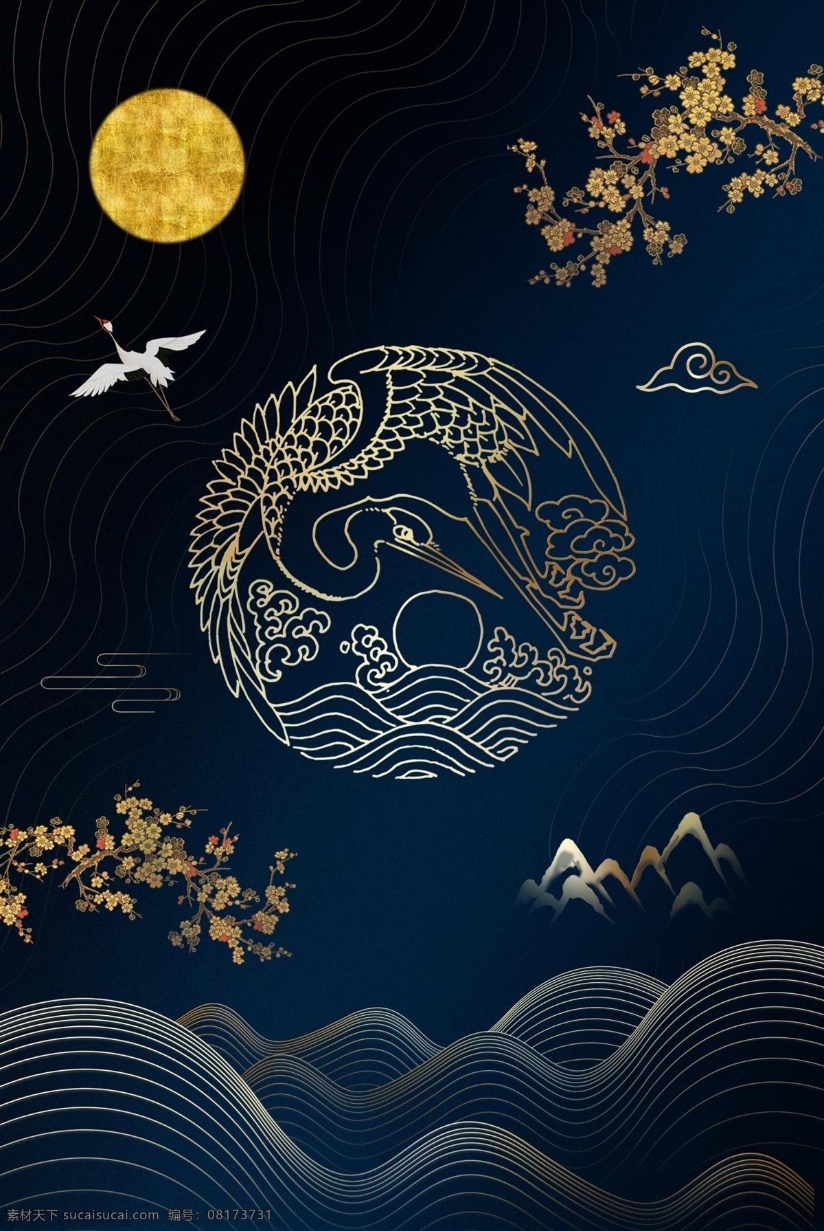 新中式底纹背景素材图片下载-素材编号08173731-素材天下图库