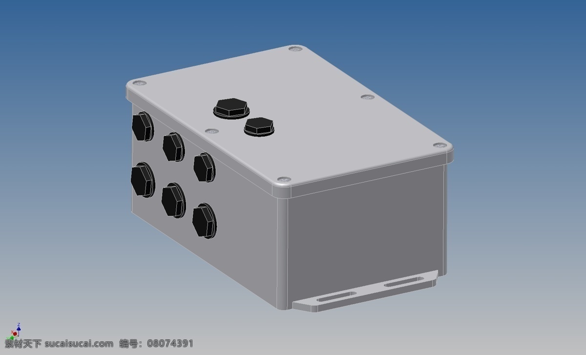 飞利浦 led 电源 布线 ca 3d模型素材 建筑模型