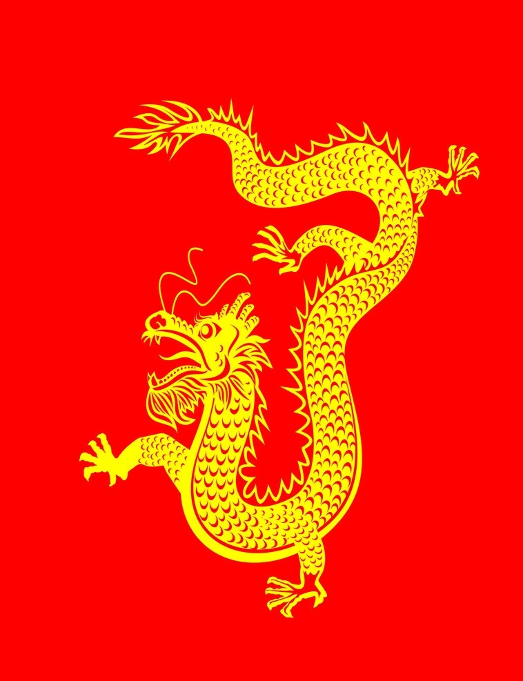 中国龙 龙 龙凤 龙腾 龙蛇 蛇 龙凤呈祥 真龙 假龙 天上的龙 猛龙 张牙舞爪 龙的传人 卡通设计 矢量