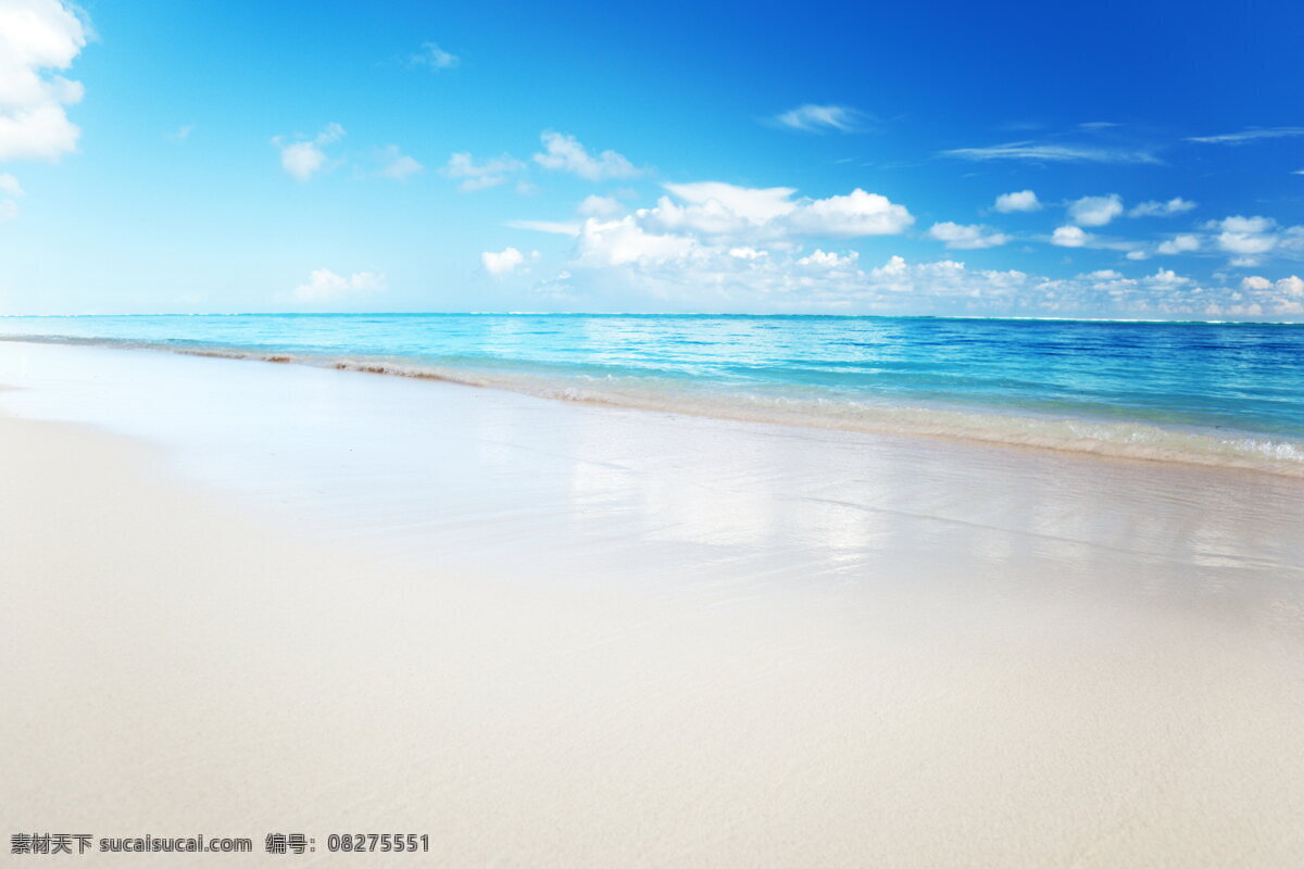 唯美 蓝色 沙滩 背景 大海背景 海边 大海 蓝天