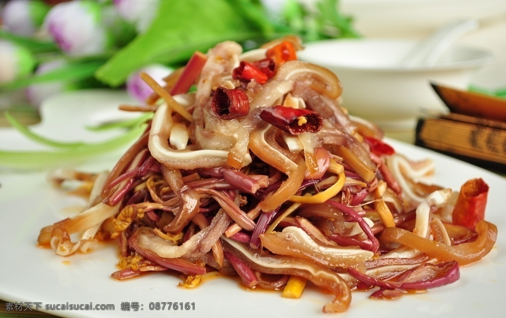 耳蕨菜炝耳丝 美食 传统美食 餐饮美食 高清菜谱用图