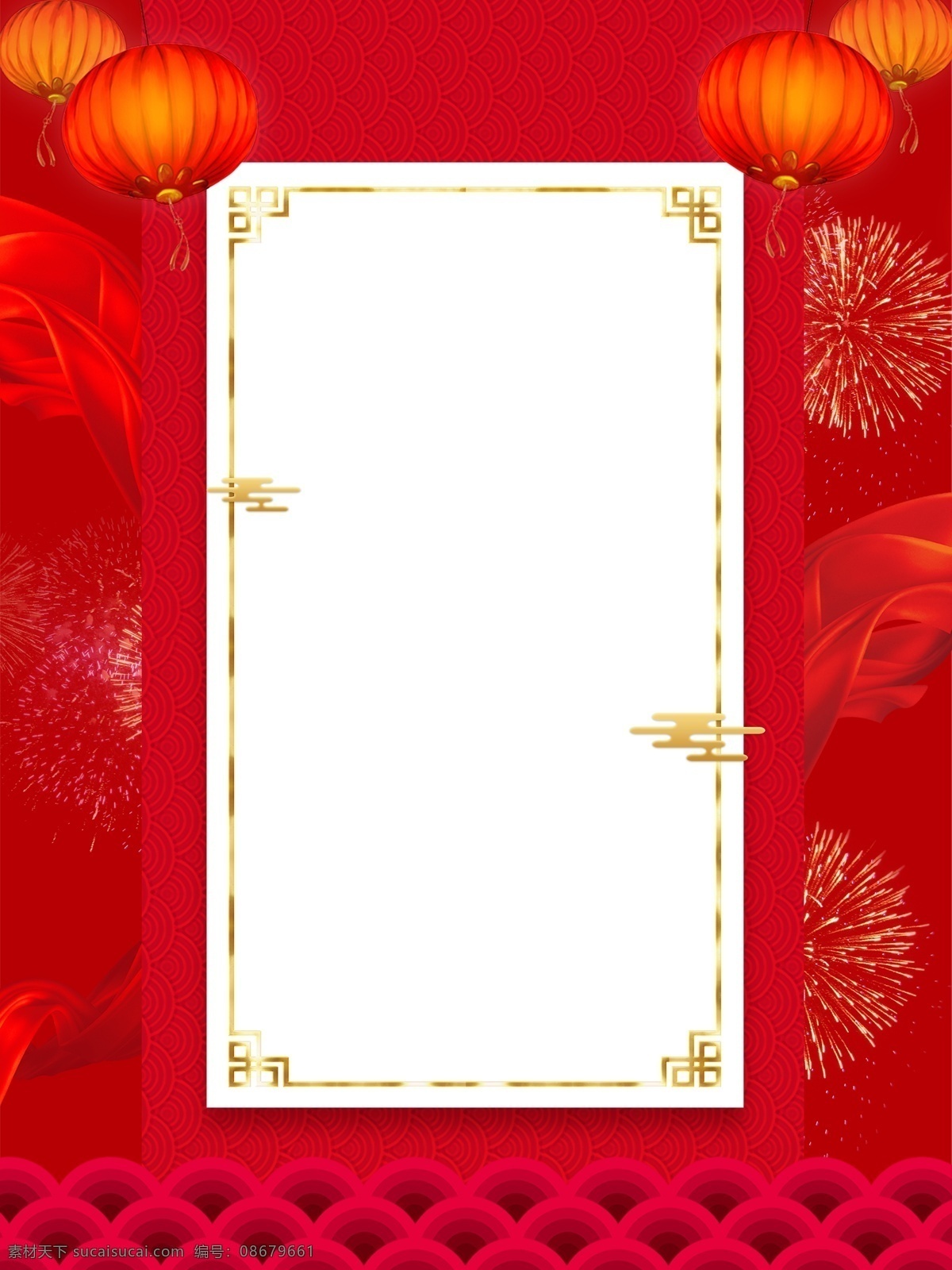 2019 猪年 灯笼 新年 宣传 背景 喜庆 红色 新年快乐 春节素材 背景展板 猪年素材 猪年模板