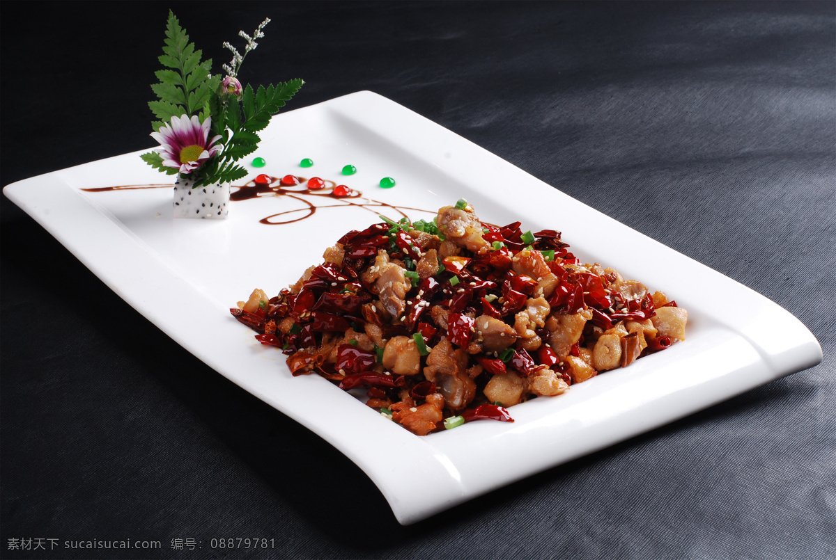 歌乐山辣子鸡 美食 传统美食 餐饮美食 高清菜谱用图