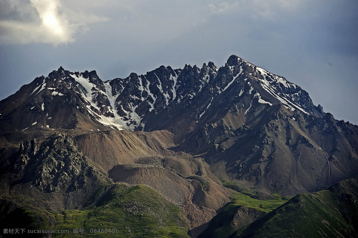 青海 卓尔 山 风景