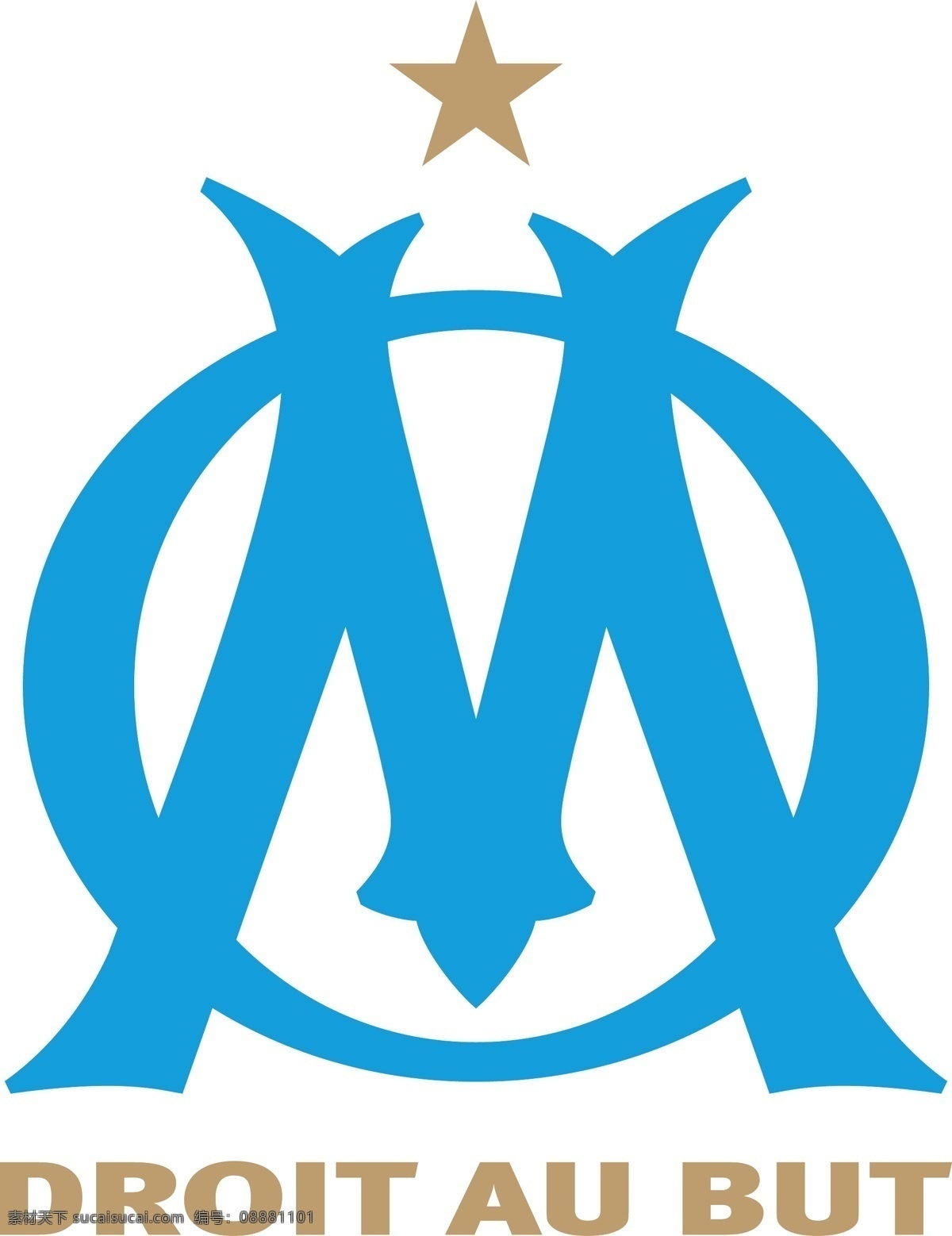 奥林匹克 马赛 足球 俱乐部 徽标 法甲 法国 甲级 联赛 比赛 logo设计