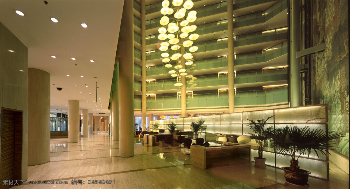 大堂 大厅 灯具 吊灯 高级会所 会所 建筑园林 酒店 五星级酒店 希尔顿酒店 共享大厅 共享大堂 艺术灯具 室内摄影 家居装饰素材 灯饰素材