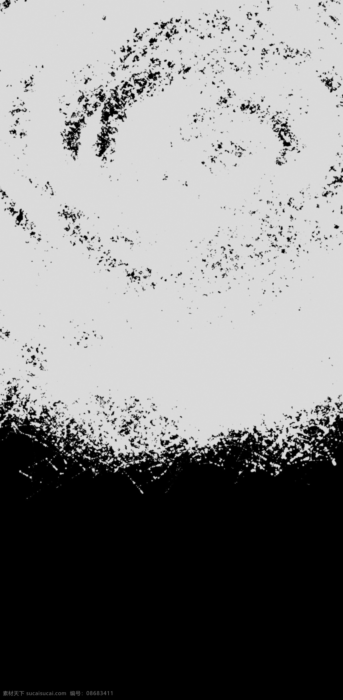 原创 黑白 时尚 创意 云朵 手机壳 公共厕所 电子机械包装