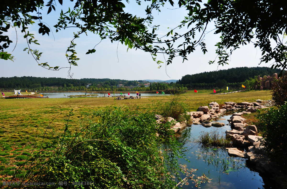 草原风景 木兰草原 草原 黄昏风景 草地 自然景观 山水风景 风景 风光 旅行 自然 河北 坝上 大草原 绿地 蓝天 摄影作品 摄影景色 旅游摄影 自然风景