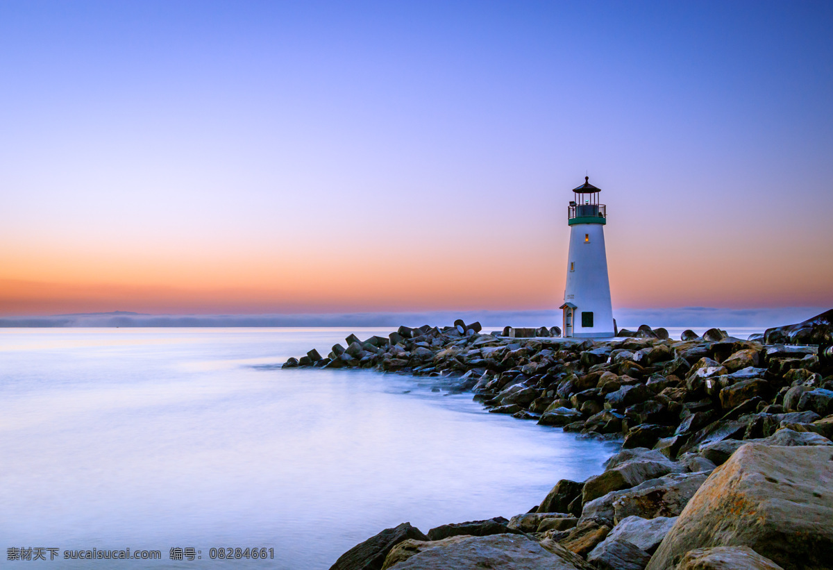 唯美海景 海景 唯美 瞭望塔 礁石海景 沙滩 美景 大海 海浪 夕阳 云朵 多娇江山 自然景观 自然风景