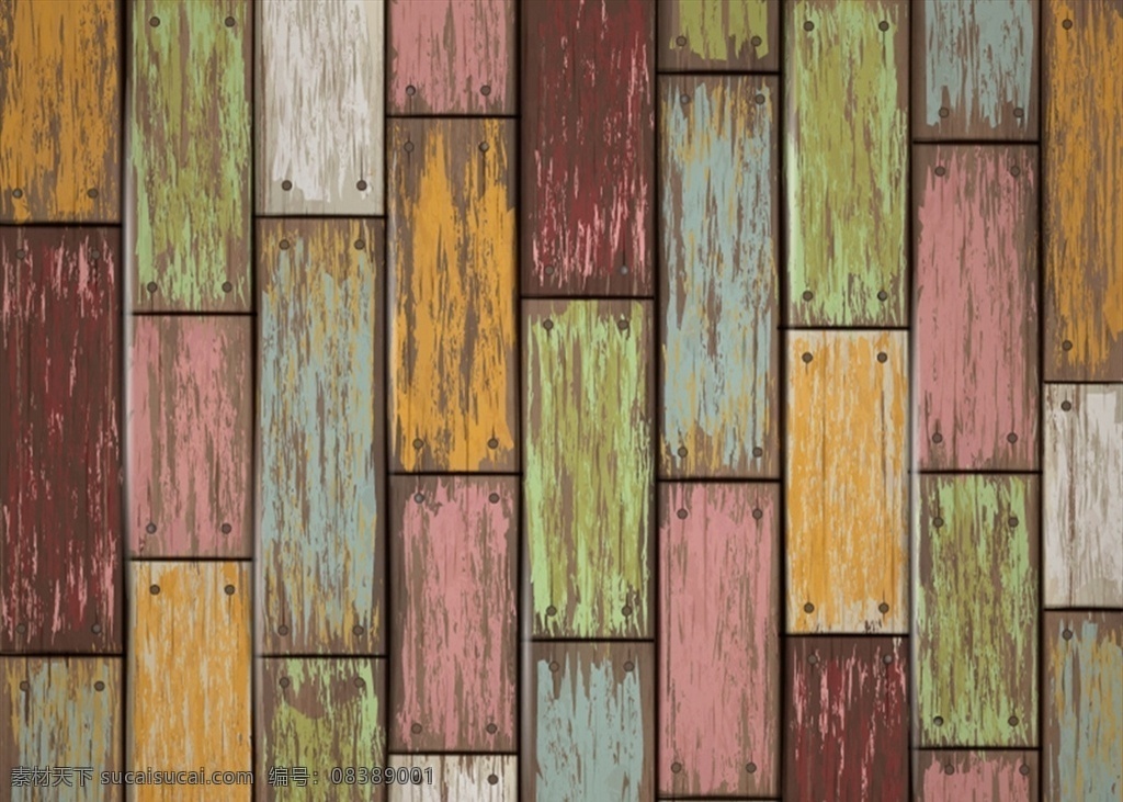 彩色 木 条纹 背景图片 油漆 木板 背景 木纹 矢量图 矢量 高清图片