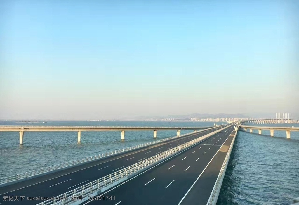 青岛跨海大桥 青岛风光 跨海大桥 桥 大海 建筑 自然景观 建筑景观