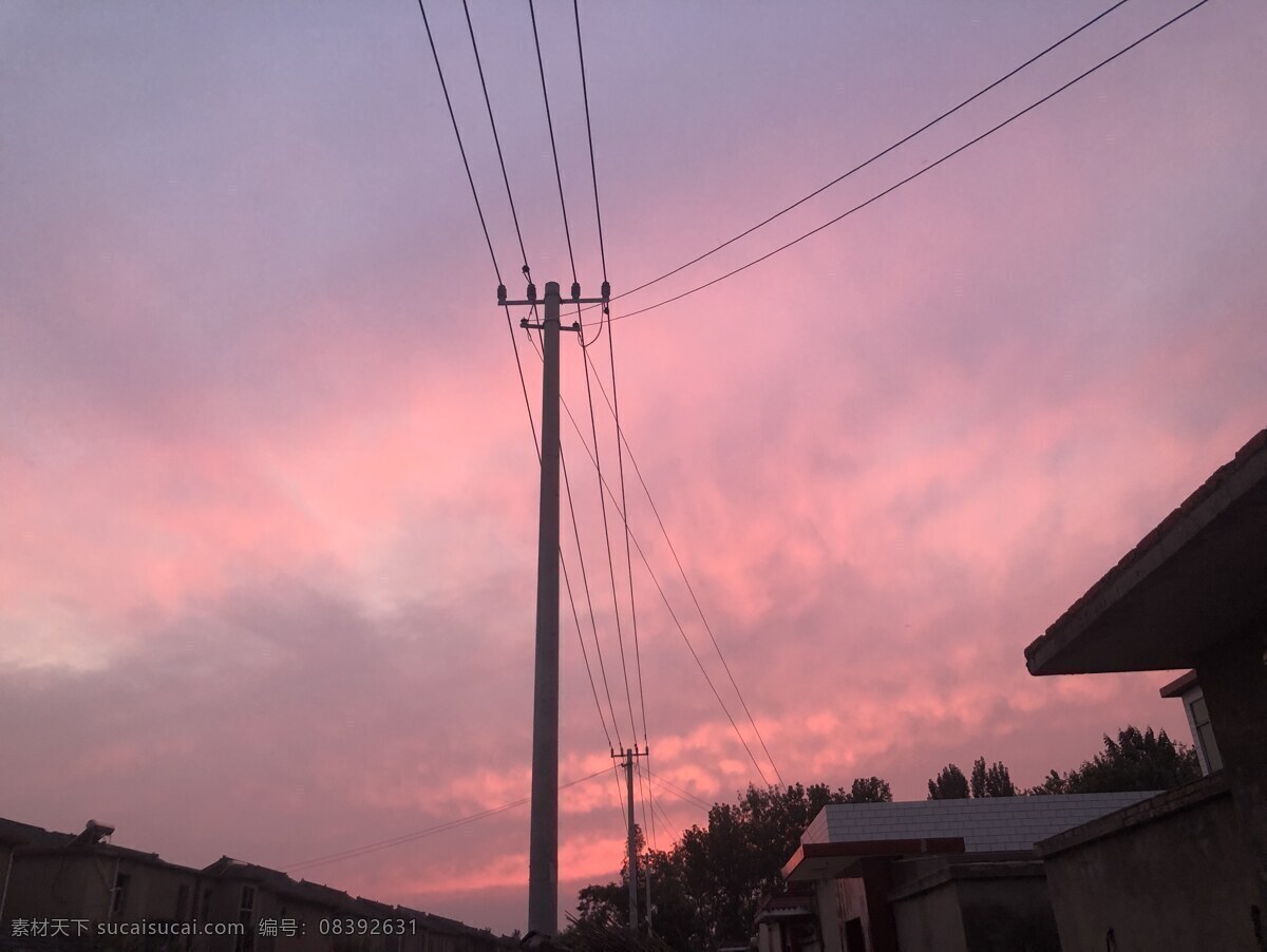 晚霞彩云 晚霞 彩云 自然 天空 唯美 自然景观 自然风景