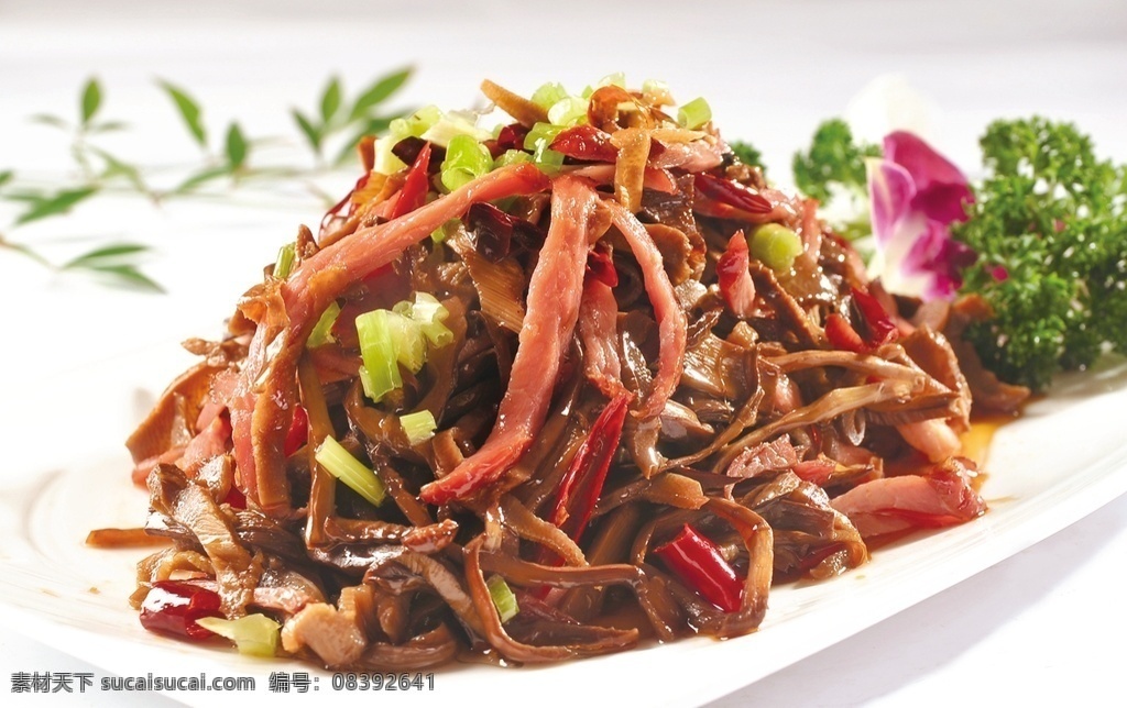 烟笋炒腊肉 美食 传统美食 餐饮美食 高清菜谱用图