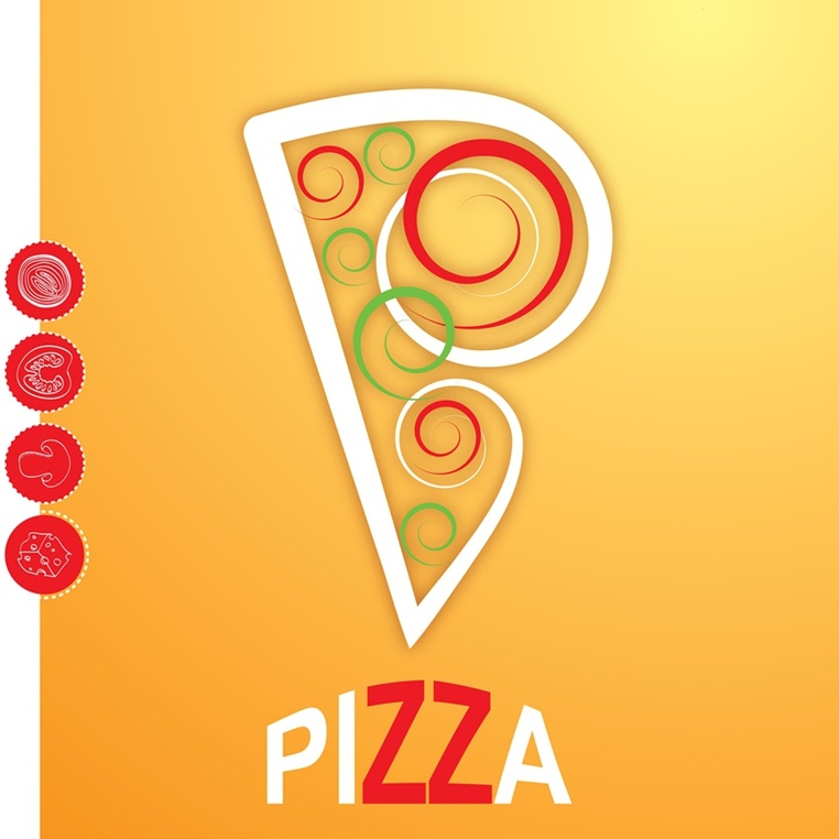 创意 pizza 商标设计 矢量 标签 披萨 矢量图