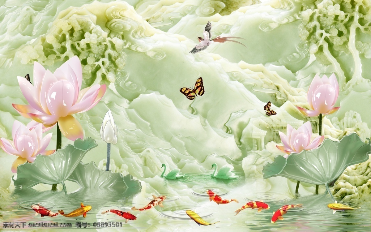 山水画 琉璃 玉雕 背景 墙 山水 壁 莲花 荷花 荷花玉雕 兰花玉雕 琉璃背景墙 背景墙 电视背景墙 琉璃壁画 山水玉雕 玉雕背景墙 客厅 家装 时尚 大气 无缝 水纹 九鱼 九鱼图 天鹅 山水美景 壁画 墙画 山水背景 背景山水 分层