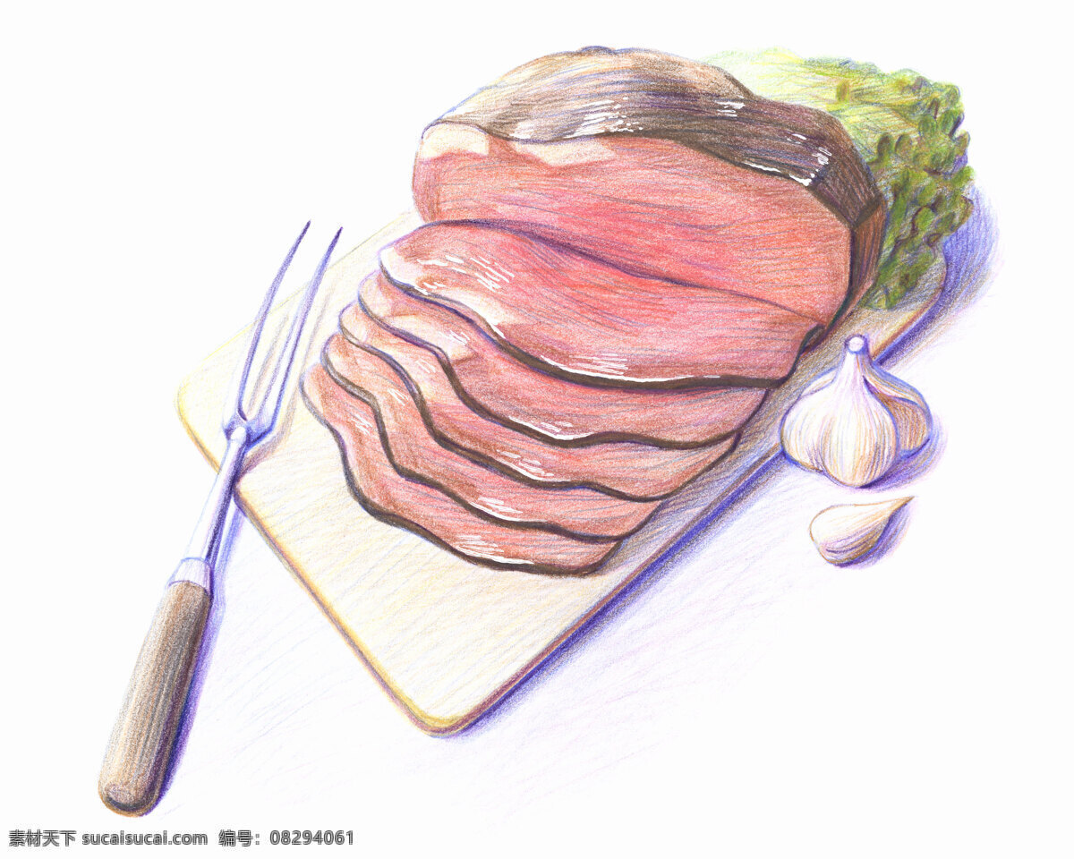食品 美食 手绘0052 手绘 设计素材 手绘美食 餐饮插图 书画美术 白色