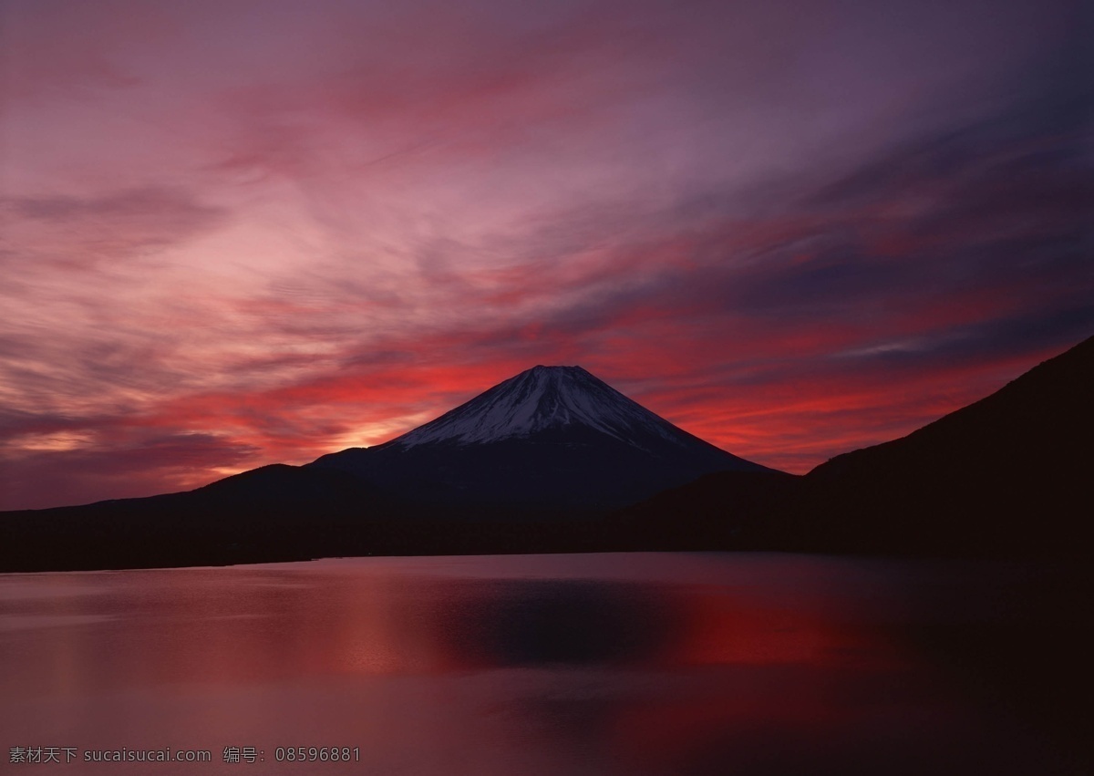 风景免费下载 风景 剪影 山水 自然 装饰素材 山水风景画