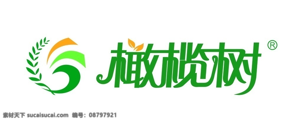橄榄树 logo 墙纸 墙布 平面设计 标志图标 企业 标志