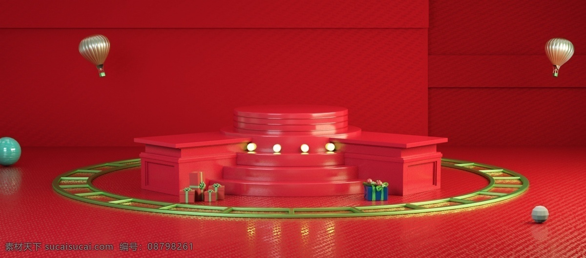 母婴背景 电商背景 电商海报 banner 母婴 c4d 活动背景 亲子 喜庆 过年 温暖