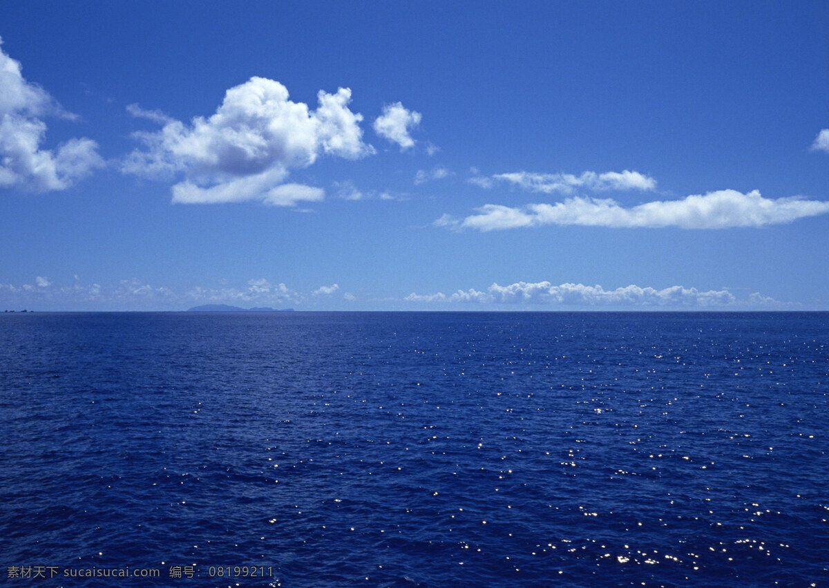 蔚蓝 海洋 自然风景 自然风光 自然景观 天空 海面 大海 深蓝 海水 摄影图库