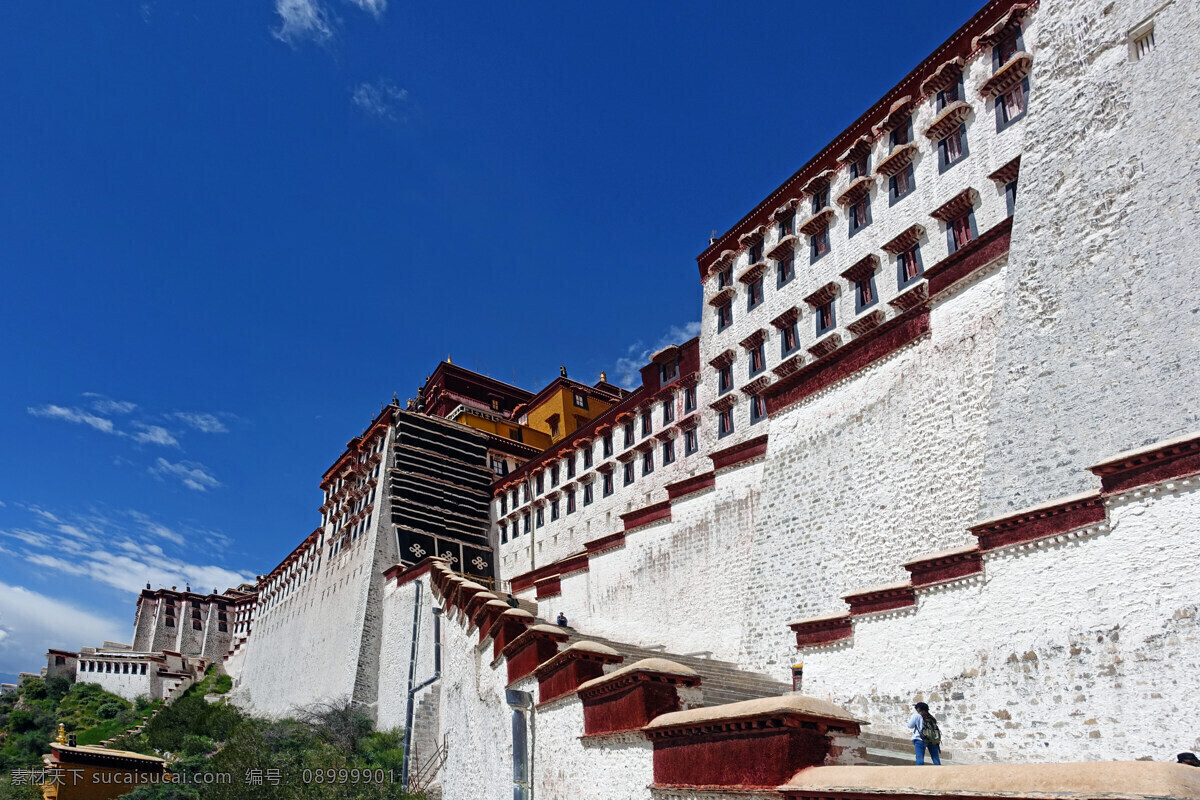 西藏 布达拉宫 古建筑 喇嘛庙 喇嘛学府 遗迹 宫殿 天空 西藏旅游 旅游摄影 国内旅游