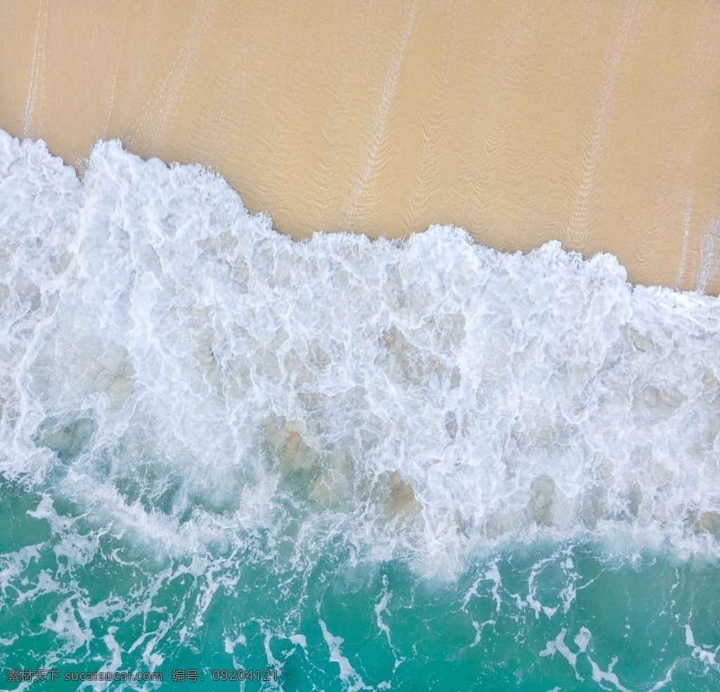 海滩 海浪 浪花 海 大海 沙滩 风景素材 自然景观 自然风景