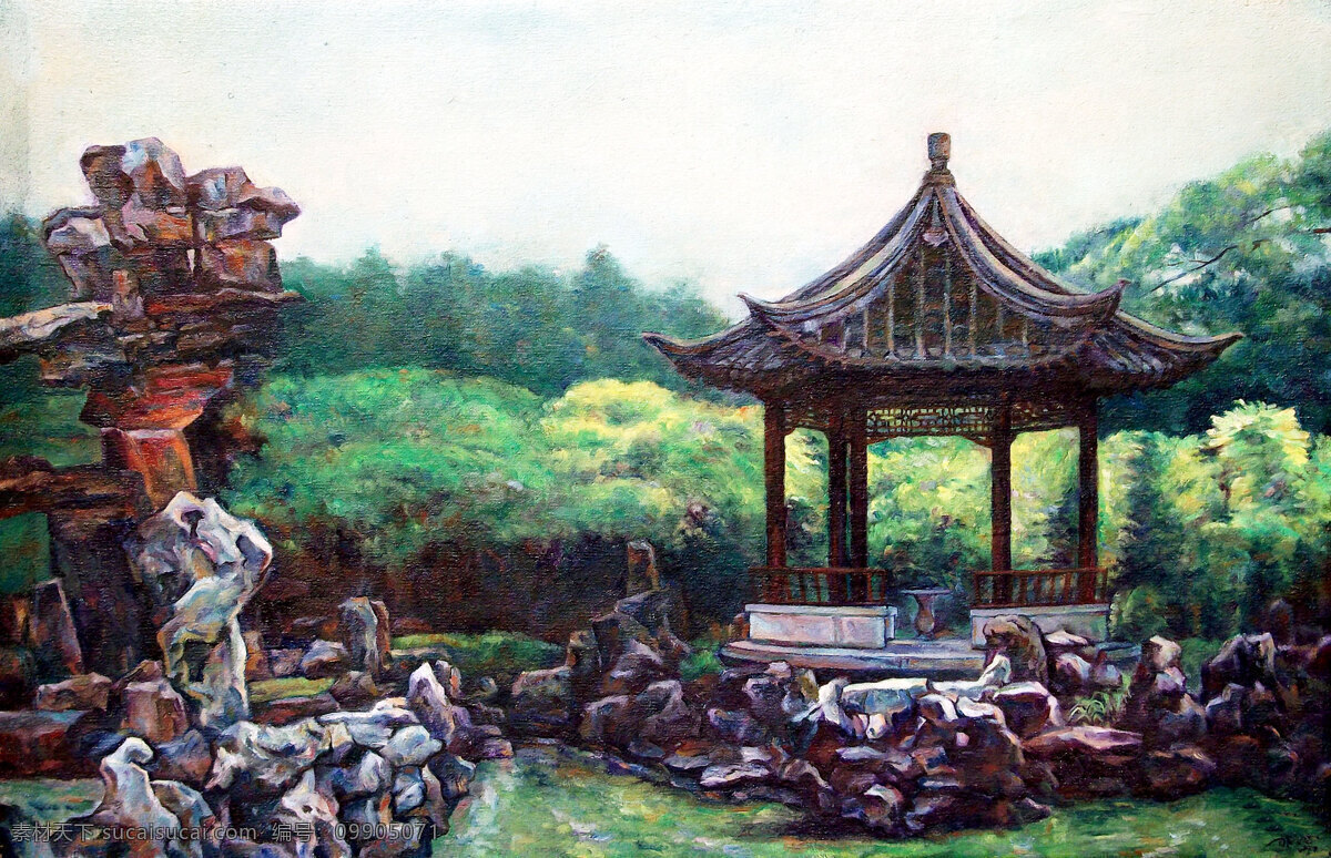 公园 油画 名画 艺术 绘画 文化艺术 艺术品 世界名画 书画文字