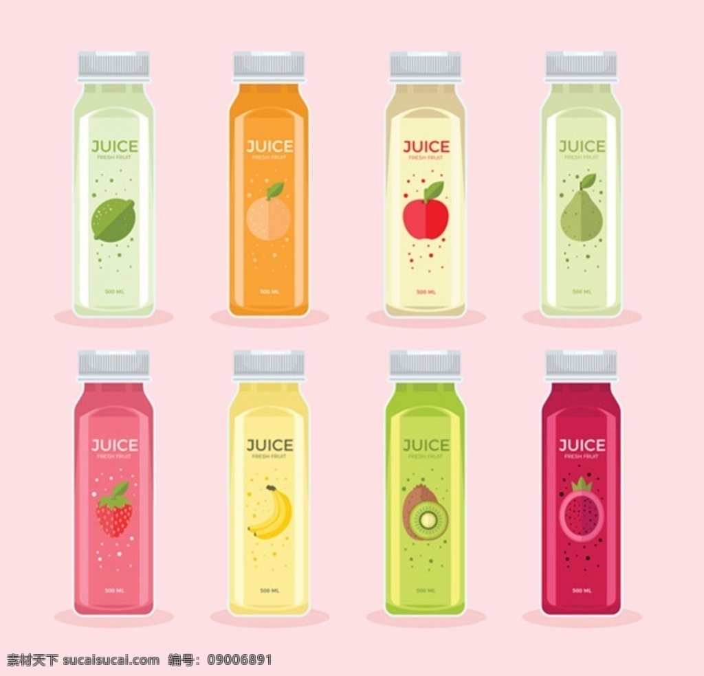 瓶装 美味 果汁 插图 瓶装美味 果汁插图设计 插图设计 背景元素 夏季 夏天 饮料 饮料瓶