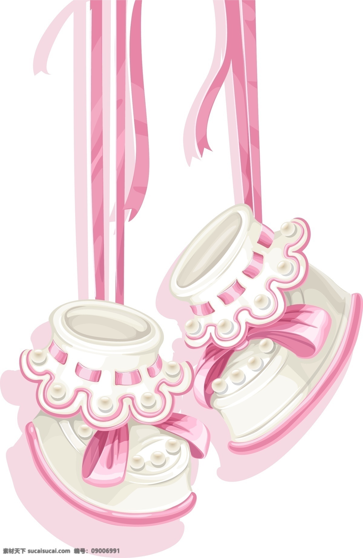 粉色 可爱 宝宝 鞋 矢量图 宝宝鞋 ai元素 透明元素 免抠元素