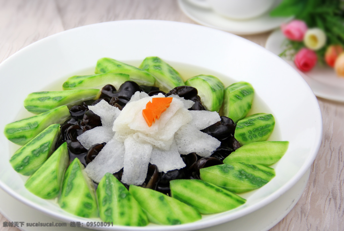 胜 瓜 竹 笙 浸 云耳 胜瓜 竹笙 美食 传统美食 餐饮美食
