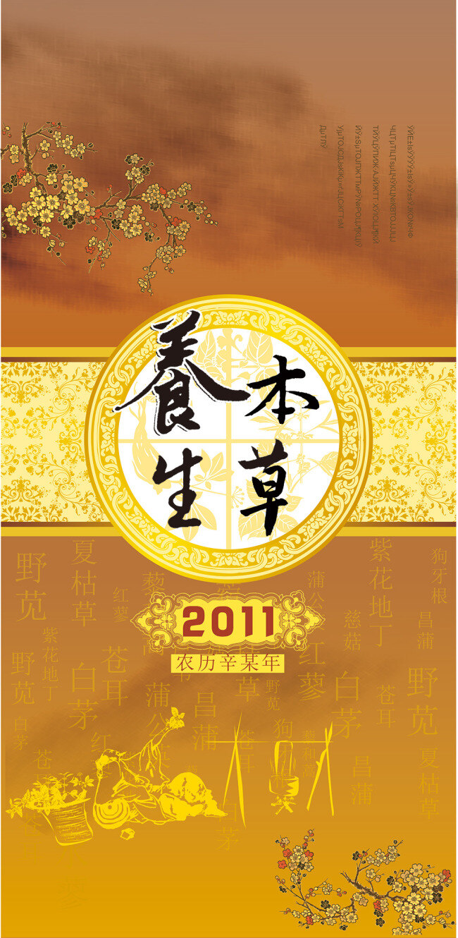 医疗 养生 宣传海报 医院 中国风 本草养生