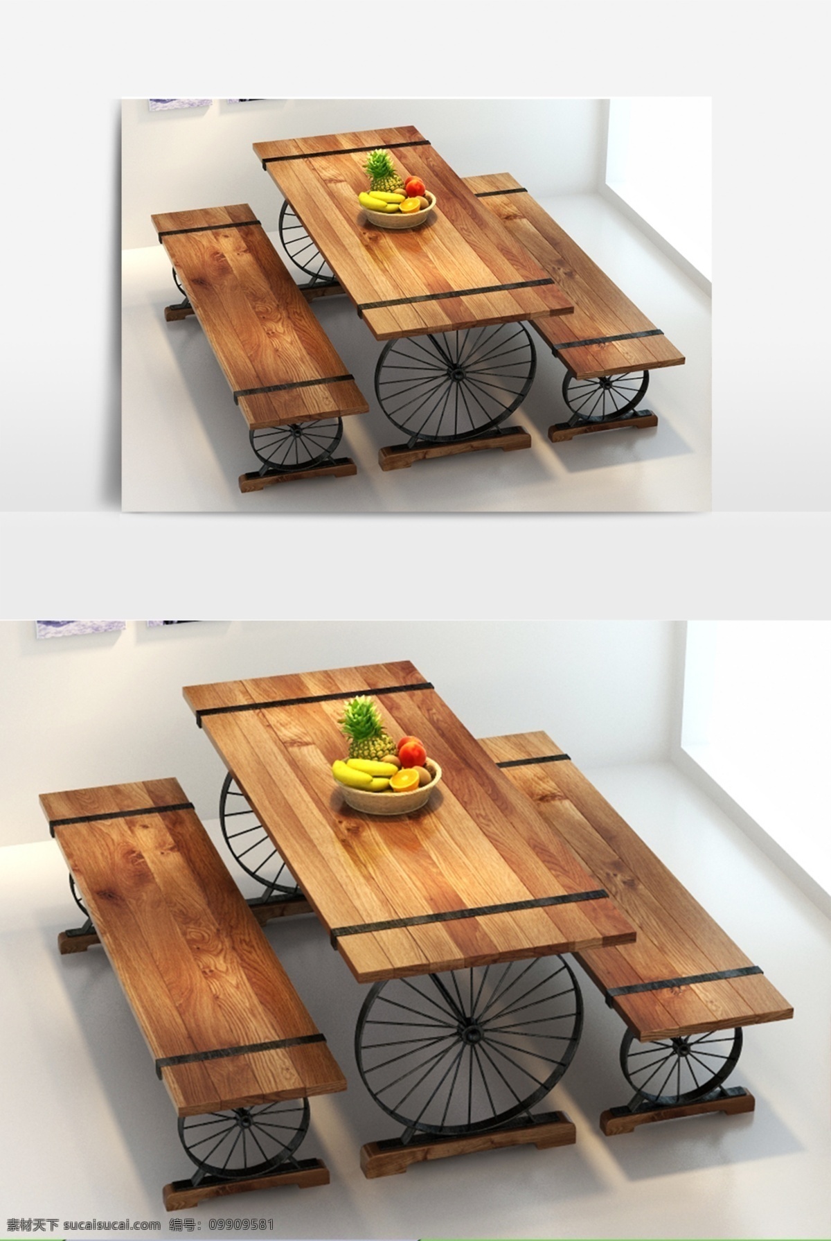 现 代工 业风 餐桌椅 模型 餐厅 餐饮 室内设计 室内装饰 3dmax 最新