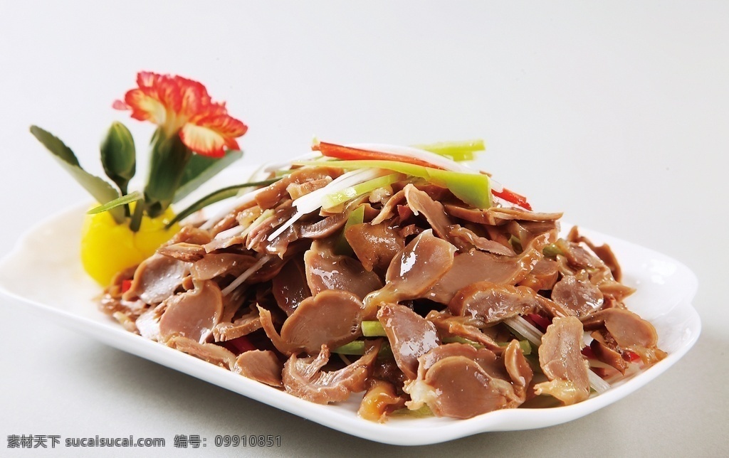 红油鸡胗 美食 传统美食 餐饮美食 高清菜谱用图