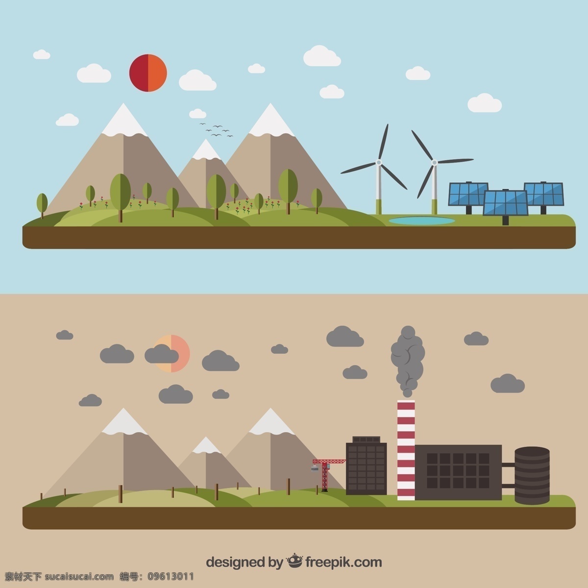 绿色 能源 污染 自然 生态 工厂 环境 节能 图标 高清 源文件