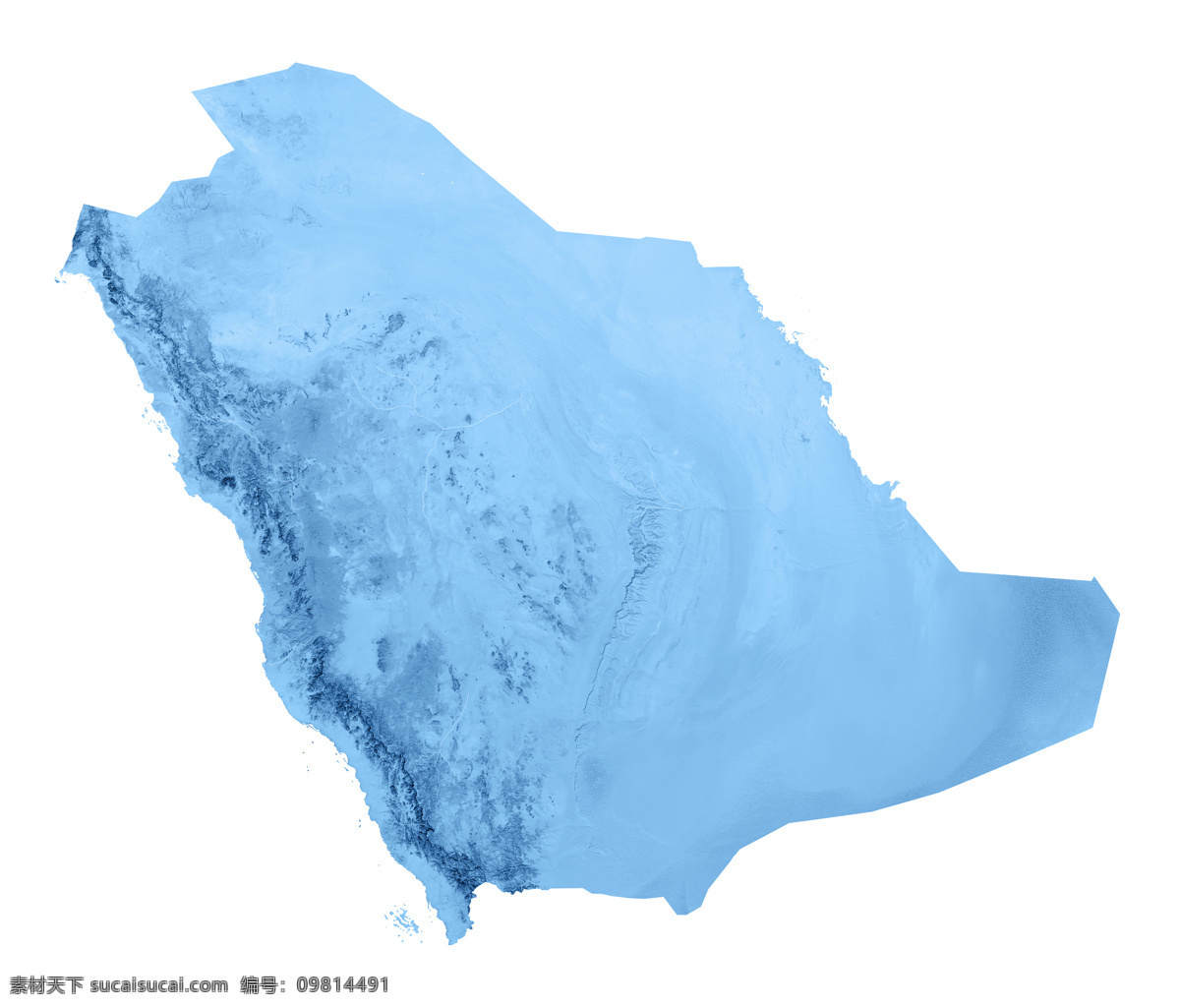 沙拉 阿拉伯 地图 3d渲染地图 蓝色地图 其他类别 环境家居