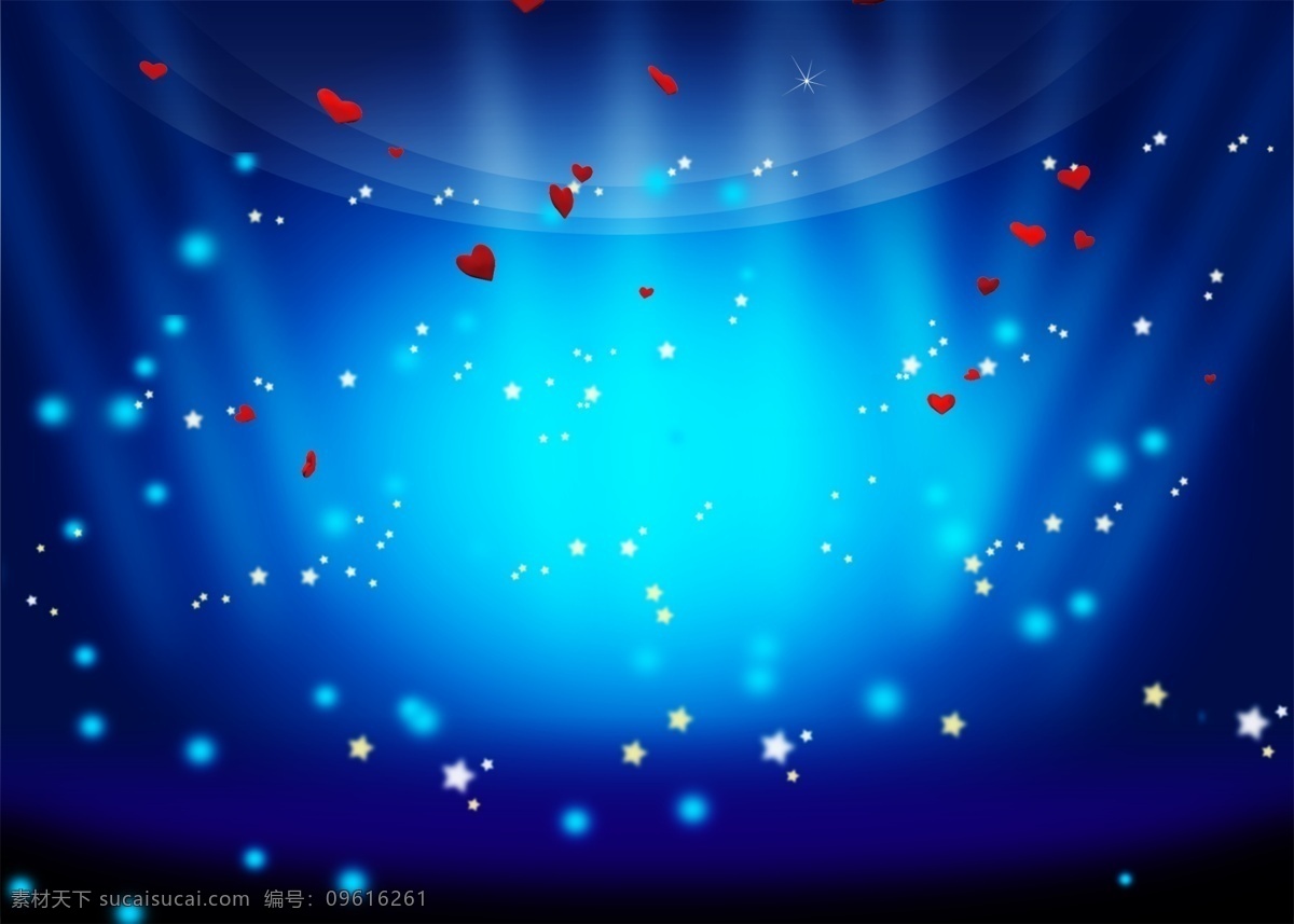 蓝色 梦幻 璀璨 背景 图 星星 星光 背景图片 蓝色背景 时尚 花纹 相册 相框 渐变蓝色 底纹