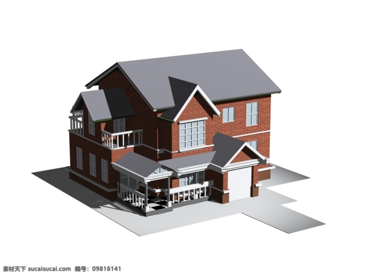 别墅 3d 模型 图 建筑模型 三维模型 模型图 园林 建筑装饰 设计素材 3d模型素材 室内场景模型