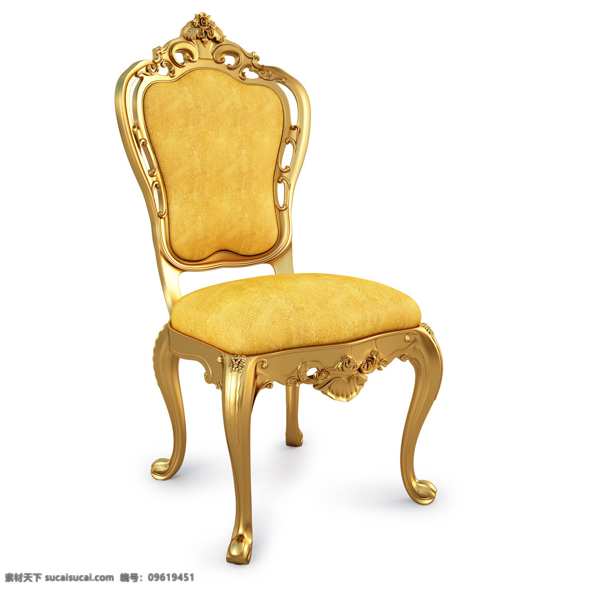 金色 古典 椅子 古典椅子 家具 靠椅 其他类别 生活百科