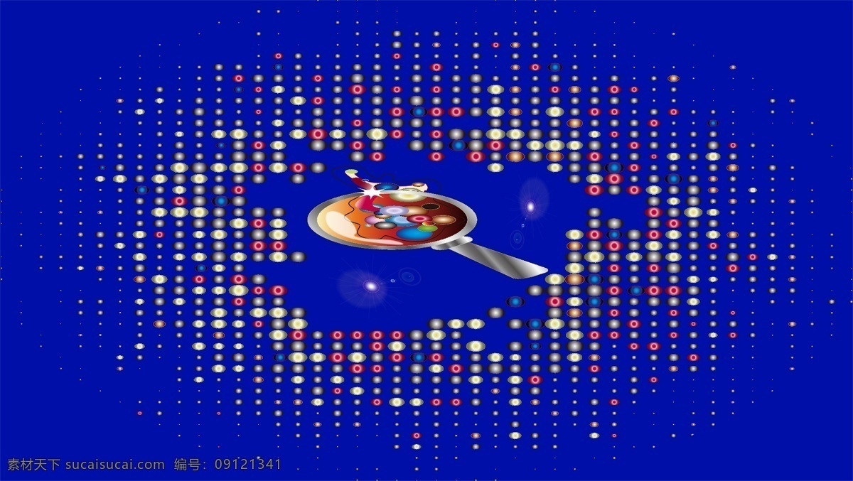 蓝色 圆点 科技 背景 素材图片 兰色 蓝底 兰底 矢量 可修改 生活 百科 宣传 展板 现代科技 科学研究