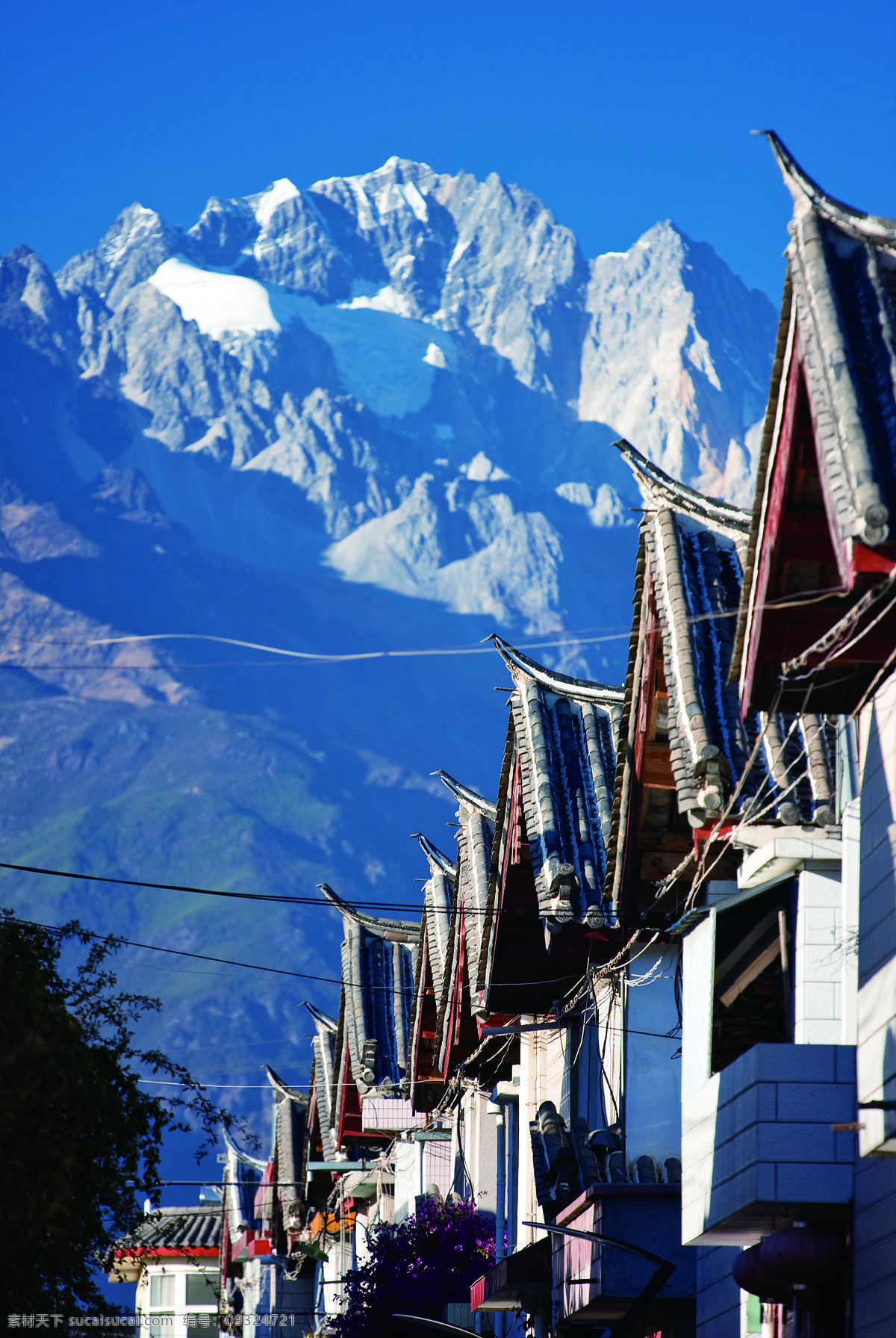 雪山免费下载 传统 建筑 雪山 风景 生活 旅游餐饮