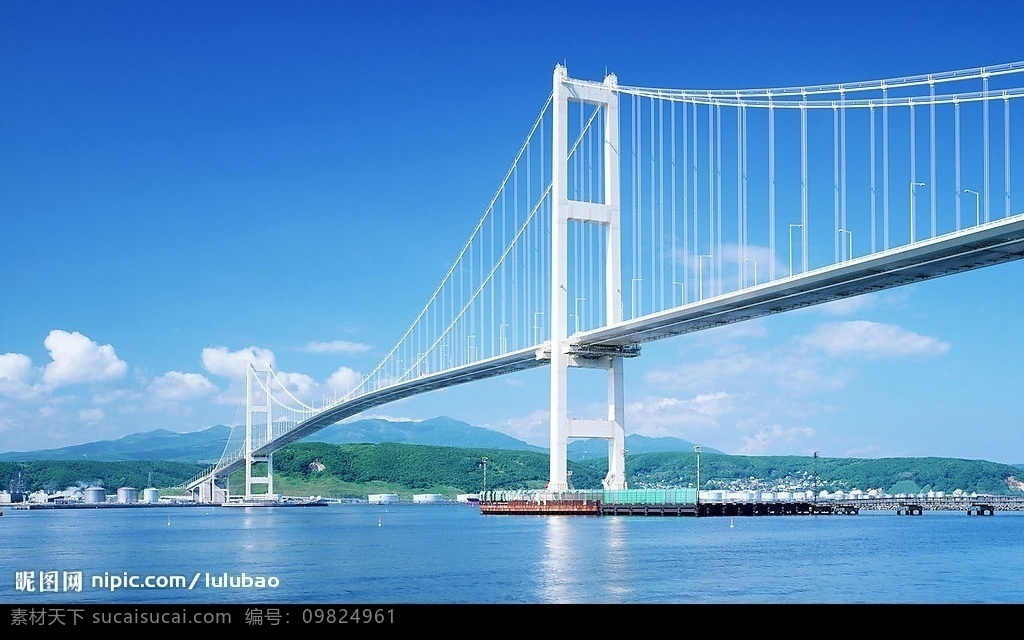日本 北海道 郊外 风景 桥 自然景观 风景名胜 旅游名胜 摄影图库 300