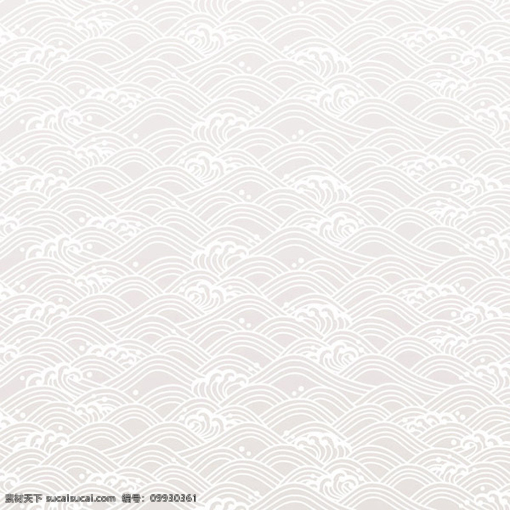 浪花 线条 花纹 背景 底纹 日式 中式 日本 怀旧 复古 海报 封面 白色