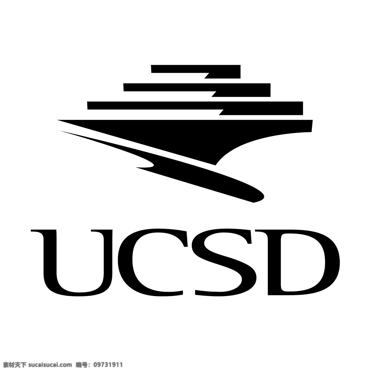 加州 大学 圣地亚哥 分校 标识 公司 免费 品牌 品牌标识 商标 矢量标志下载 免费矢量标识 矢量 psd源文件 logo设计