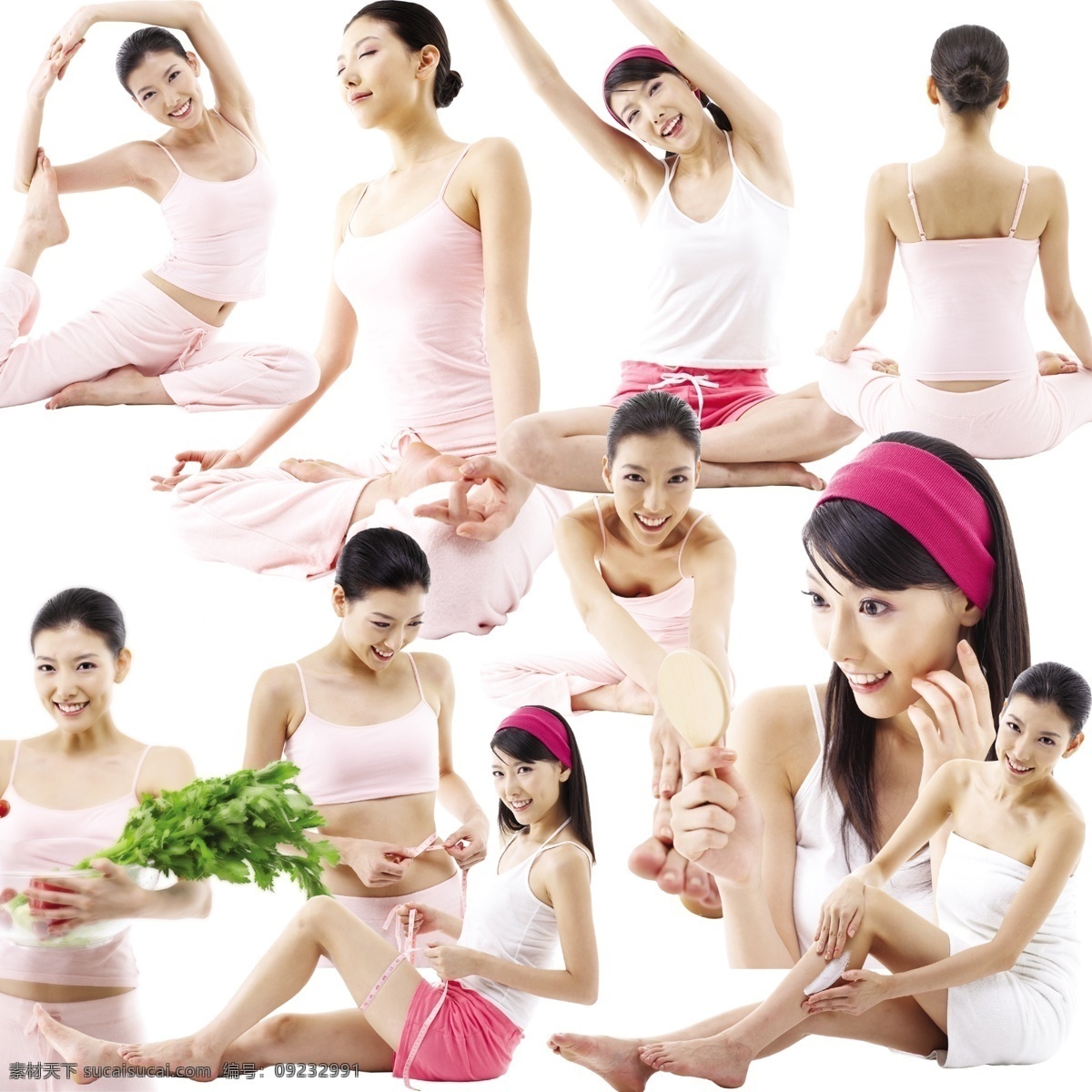 美女模特 广告美女 美女 分层 人物 模板 模特 psd源文件