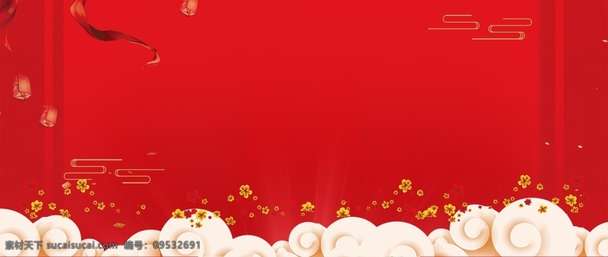 2018 banner 背景 促销 狗年 红色 剪纸狗 热闹 喜庆 新年 中国年