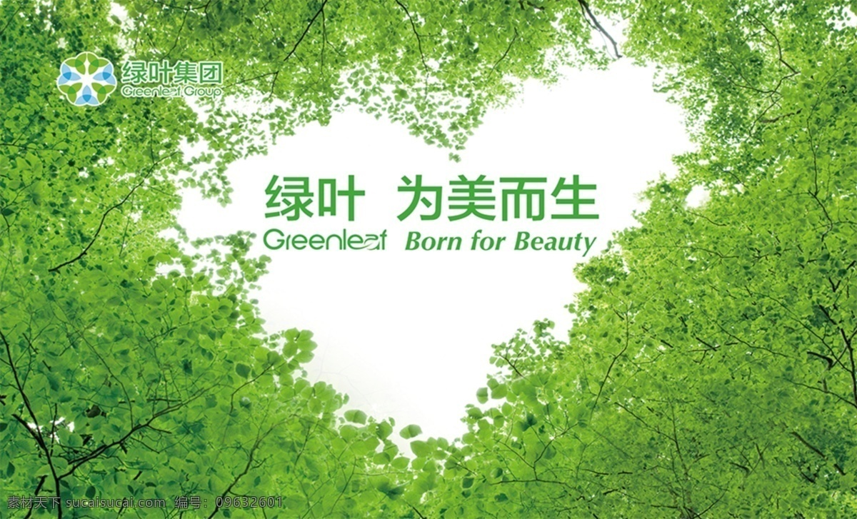 绿叶名片 绿叶公司 绿叶logo 绿叶素材 绿植 展板展架素材 宣传单 门店背景墙 名片 名片卡片