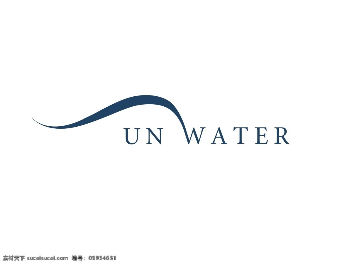 联合国水 矢量标志下载 免费矢量标识 商标 品牌标识 标识 矢量 免费 品牌 公司 白色