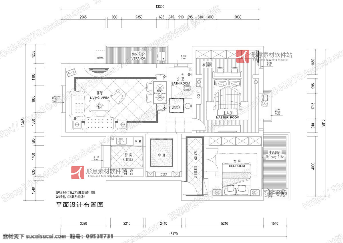 地中海 家装 施工图 建筑设计 装修设计 家居 工装 厨房 客厅 餐厅 卫生间 地板 天花 家具 cad 家装家居 环境设计 源文件 施工图纸 地中海家装 dwg 黑色