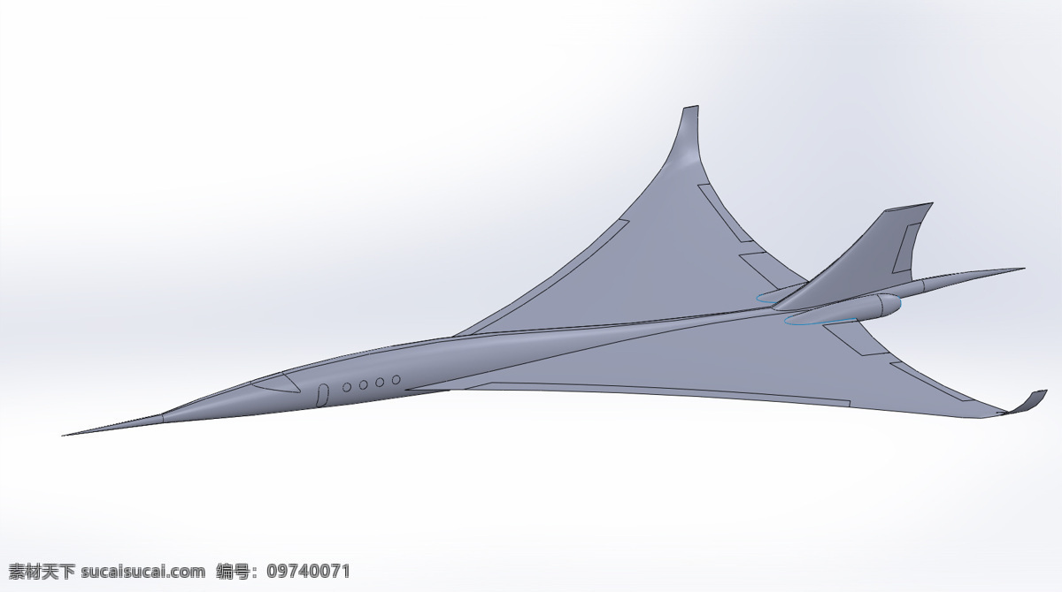 机 概念 超音速 喷气机 业务 3d模型素材 建筑模型